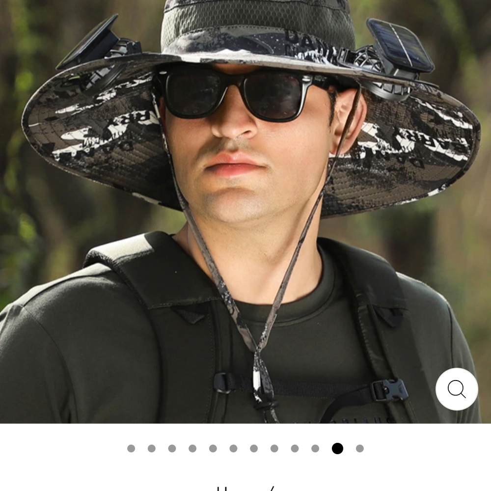 Camouflage Wide Brim Sun Hat